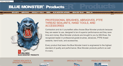 Desktop Screenshot of bluemonsterproducts.com